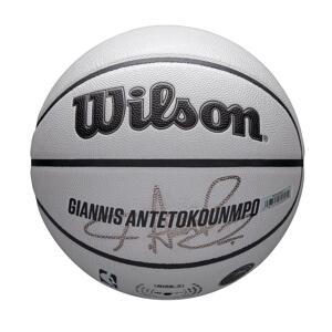 Wilson NBA Player Icon UV Giannis Antetokounmpo Size 7 - Unisex - Lopta Wilson - Biele - WZ4030901XB7 - Veľkosť: 7