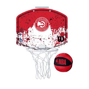 Wilson NBA Team Mini Hoop Atlanta Hawks - Unisex - Doplnok Wilson - Červené - WTBA1302ATL - Veľkosť: UNI