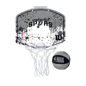 Wilson NBA team Mini Hoop San Antonio Spurs - Unisex - Doplnok Wilson - Sivé - WTBA1302SAN - Veľkosť: UNI
