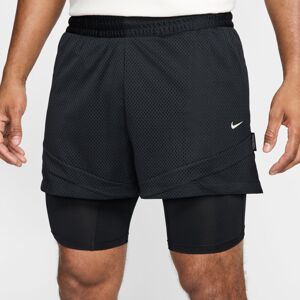 Nike Icon Dri-FIT 4" 2-in-1 Basketball Shorts Black - Pánske - Kraťasy Nike - Čierne - HJ4199-010 - Veľkosť: XL