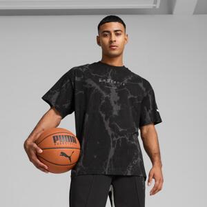Puma x LaMelo Ball Lafrance Written in Chrome Marble Tee Black - Pánske - Tričko Puma - Čierne - 630779-01 - Veľkosť: L