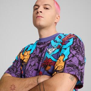 Puma x LaMelo Phoenix AOP Tee Blue Crystal - Pánske - Tričko Puma - Modré - 630757-01 - Veľkosť: XL