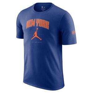 Jordan NBA New York Knicks Essential Tee Rush Blue - Pánske - Tričko Jordan - Modré - HQ1243-495 - Veľkosť: S