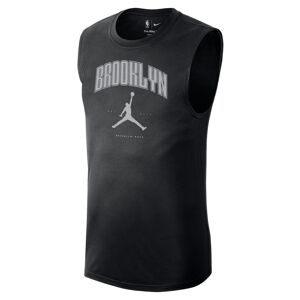 Jordan NBA Brooklyn Nets Sleeveless Top Black - Pánske - Tričko Jordan - Čierne - HV4735-010 - Veľkosť: XL