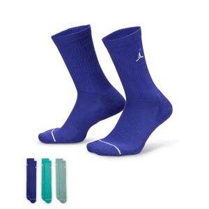 Jordan Everyday Crew Socks 3-Pack Multi-Color - Unisex - Ponožky Jordan - Viacfarebné - DX9632-925 - Veľkosť: XL