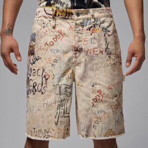 Jordan AOP Printed Shorts Sail - Pánske - Kraťasy Jordan - Hnedé - HF9345-133 - Veľkosť: 32