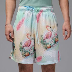 Jordan Essentials Printed Mesh Shorts Glacier Blue - Pánske - Kraťasy Jordan - Biele - IB3012-133 - Veľkosť: L