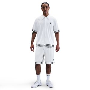 Nike Kobe Pleated Basketball 10in Shorts White - Pánske - Kraťasy Nike - Biele - HV9988-100 - Veľkosť: L