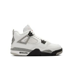 Air Jordan 4 Retro  "White Cement" (GS) - Detské - Tenisky Jordan - Biele - IB4171-100 - Veľkosť: 38