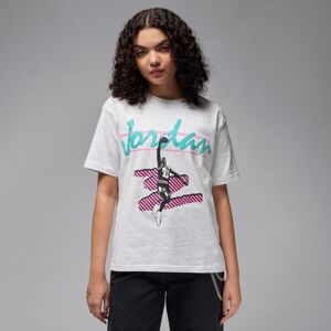 Jordan MVP Graphic Wmns Tee Birch Heather - Dámske - Tričko Jordan - Biele - HJ0129-051 - Veľkosť: S