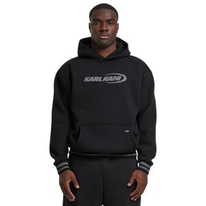 Karl Kani Ellipse Hoodie Black - Pánske - Mikina Karl Kani - Čierne - 60210341 - Veľkosť: S