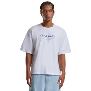 Karl Kani Woven Signature Chrome Logo Crop Tee - Pánske - Tričko Karl Kani - Biele - 60300356 - Veľkosť: L