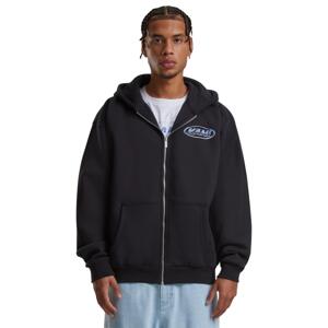 Karl Kani Woven Signature Chrome Zip Hoodie - Pánske - Mikina Karl Kani - Čierne - 60220175 - Veľkosť: S