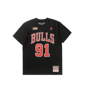 Mitchell & Ness NBA Chicago Bulls Dennis Rodman N&N Tee - Pánske - Tričko Mitchell & Ness - Čierne - BMTRINTL1074-CBUDRBLCK - Veľkosť: M