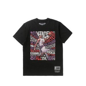Mitchell & Ness NBA Toronto Raptors Vince Carter Player Abstract Tee - Pánske - Tričko Mitchell & Ness - Čierne - SS12544-TRABLCKVC - Veľkosť: M