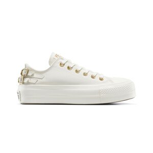 Converse Chuck Taylor All Star Lift Platform Buckle - Dámske - Tenisky Converse - Biele - A11866C - Veľkosť: 36.5